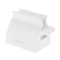 Tube Squeezer Bathroom Gadget Rolling Toothpaste Cream Squeezer Seat Holder Stand(White)