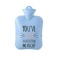 Zunruishop Hot Water Bag Durable Hot Water Bag Small Irrigation Water Bottle Hot Water Bag Great for Pain Relief Hot and Cold Therapy Water-Filled Hot Water Bottle Hot Water Bottle (Color : K)