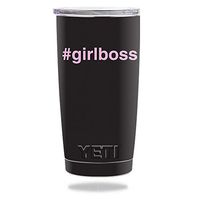 MightySkins Skin Compatible with Yeti 20 oz Tumbler - Girl Boss | Protective, Durable, and Unique Vinyl Decal wrap Cover | Easy to Apply, Remove, and Change Styles | Made in The USA