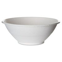 Renewable & Compostable Sugarcane Bowls - 40oz, 50/PK, 8 PK/CT