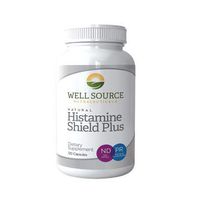 Histamine Shield Plus™ All Natural Antihistamine Supplement Works for Pollen, Pet Dander, Dust, Mold, and Odor Allergies. 120 Capsules