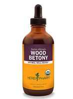 Herb Pharm Certified Organic Wood Betony Liquid Extract - 4 Ounce