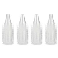 YAIKOAI 100 Pieces Ear Thermometer Probe Covers Disposable Ear Thermometers Earcap Replacement Lens Filters for All Digital ThermoScan Models, Clear