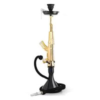 Buy Hookah Shisha Gun Shape Hookah Ak47 Golden Nargile
