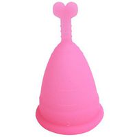 HENGSONG Feminine Reusable Protection Menstrual Cups (S, Pink)