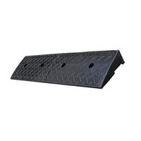 Rubber Car Curb Ramps Car Threshold Ramp, 8cm Rubber Step Mat, Parking Lot Hotel Entrance Service Ramps Outdoor Uphill Downhill Edge Triangle Pad (color: Black, Size: 100 22 ​​8cm) Threshold Ramp