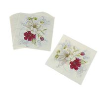 Floral Paper Napkins, 20 Pieces Pretty Printed Cocktail Napkins for Party, Dinner, Wedding, Birthday