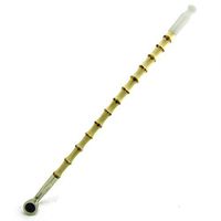 GWJYD Traditional Old-Fashioned Smoking Pipe Pipe Dry Tobacco Bag Pot Tobacco Bag Pole Bamboo Pipe Tobacco Jade Cigarette Holder White Copper Smoke Pot