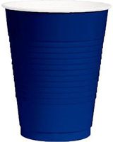 Bulk Plastic Cups | 50ct (12oz, Caribbean Blue)