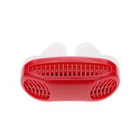 LPVIE 2 in 1 Anti Snoring Device Nasal Congestion Stop Snoring Solution Nasal Dilatation Sleep Assisted Breathing Apparatus,Red