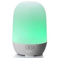 Mynt Essential Oil Diffuser Cool Mist 100ml Humidifier 10+ Hours with 7 Colors LED Lights BPA Free Waterless Auto Shut-Off for Home Office Bedroom Baby Room