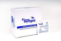 Tempo Sterile Alcohol Pad Swabs - 200 small wipes per box