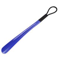 SUPVOX Long Handle Shoe Horn for Handicap, Elderly, Pregnancy, Boots, Women, Men, Kids, Travel, (Blue)