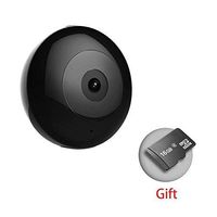 Mini Wireless Hidden Camera 1080P HD Night Vision No Glow Infrared Motion Detection  Wifi Hidden Camera (Black)