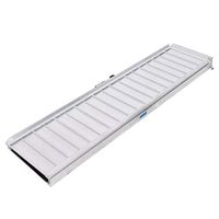 Taimot 6 Ft Portable Aluminum Folding Ramp with Non-Skid Aluminum Wheelchair Loading Traction Ramp for Wheelchair Scooters Emergency Hospital -Briefcase Mobility Non Slip Home Utility Threshold Steps