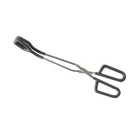 Mintuse Long Handle Slip Clamp for Inconvenient Person, 12/15 Inch Stainless Steel Multi-Function Anti-Slip Clip Comfortable Handle (Gray, 12 Inch)