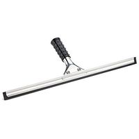 Libman Commercial 1060 18" Clamp Squeegee, Natural Vulcanized Rubber Blade, 18" Wide, Silver with Black Handle (Pack of 6)
