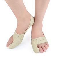 ROSENICE Unisex Big Toe Hallux Valgus Corrector Breathable Correction Socks 1 Pc S(Beige)