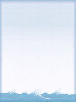 Ocean Waves Stationery Printer Paper 26 Sheets