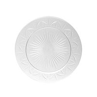 WNA 20 Count Legacy Round Plate with Elegant Design, 7.5", Clear