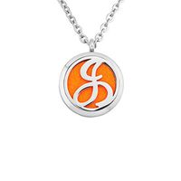 CLY Jewelry Essential Oil Locket Letter J Pendant Personalized Name Monogram Initial Aromatherapy Diffuser Necklace for Women Girl Men Mom Daughter Grandma Wife