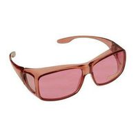 Color Therapy Glasses Fits Over Prescription Glasses (Baker-Miller Pink)