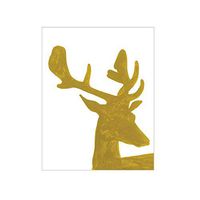 Caspari Alpine Stag Gift Enclosure Cards, 20 with Envelopes