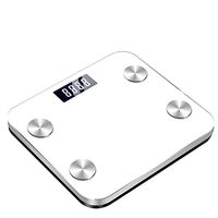 2 Color Household Intelligent Body Fat Scale Floor Scientific Smart Electronic Balance Scale Weighing Scales Electronic Scales,White