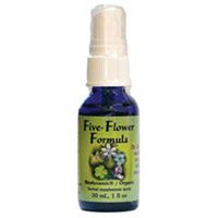 Flower Essence Services Five-Flower Formula, 0.25 oz (Pack of 3)