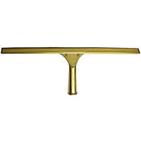 Ettore Solid Brass Window Squeegee, 16-Inch