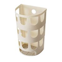Plastic Storage Boxes for Clothes,Collection Holder Bathroom Home Storage Rack Garbage Bags Tigiveme Khaki