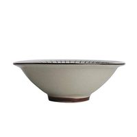 Bowl Bowl, Japanese Style Ceramics Soup Bowl Simple Household Meal Bowl Soup Bowl Creativity Desserts Salad Bowl Big Bowl 20.7.5cm Household tableware, retro bowl