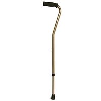 PCP Adjustable Lightweight Cane with Offset Handle, Bronze