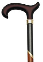 Men Soft Touch Cane Cherry With Metallic Gold Accent  -Affordable Gift! Item #DHAR-9766100