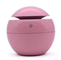 ELLAGLVS Aroma Diffuser Essential Oil Oil Cool Mist Humidifier with USB Plug LED Light 7 Color LED Lights Colorful for Home Night Light Office Portable Desktop (Pink, 1)