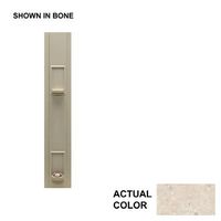 Swan SS60000SD.051 Solid Surface 1-panel Shower Soap Dish, 6.5-in L X 6.5-in H X 60-in H, Tahiti Sand