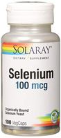 Solaray Selenium Organically Bound mcg Capsules, 100 Count