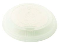 World Centric's 100% Biodegradable, 100% Compostable CPLA Hot Cup Lid for 8 Oz Hot Cups (Package of 200)