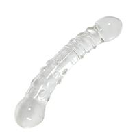 Medical-Grade Foot Back Insert Wand Double Head Style Crystal Glass A02