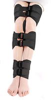 ieasysexy New Arrival Unisex 3 Belt Bands O Form X Form Leg Correction Recovery Beauty Straightening Leg (Black)