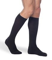 SIGVARIS Men's Cushioned Cotton 182 Calf High Compression Socks 15-20mmHg