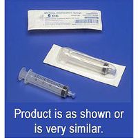 MONOJECT SoftPack 6 cc Syringe Without Needle - Luer-Lock Tip - MONOJECT SoftPack Syringe w/o Needle - Case of 400