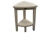 CoastalVogue Oasis Shower Stool, Driftwood