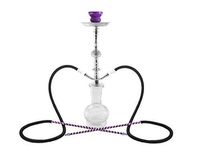 Hookah 20" White 2 Hose Shisha nargila bar narguile Nargile Best Prices Ever