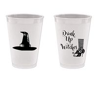 Halloween Frost Flex Plastic Cups - Drink up Witches (10 cups)
