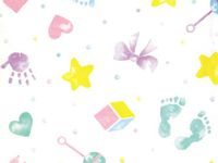 5ct Soft Pastel Baby Prints Themed Tissue Paper for Gift Wrapping 20"x30" Sheets nfLG -1089