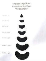 Traveler Step Heel Plates, 4 Pair (#00-1/2")