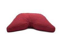Burgundy Oversize Buckwheat Hull Cosmic Cushion Meditation Cushion Pillow