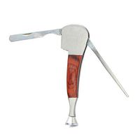 MUXIANG Tobacco Pipe 3 in 1 Pipe Knife Sraper Classic Rosewood Stainless Steel Tamper Reamer Pick Pipe cleanning Tools Tobacco Pipe Accessories FF0013