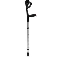 Yadianna Cozy Elbow Cane Foldable Adjustable Retractable Height Arm Type Underarm Arm Anti-Skid Aluminum Walker Non-Slip Walking Stick with Hospital